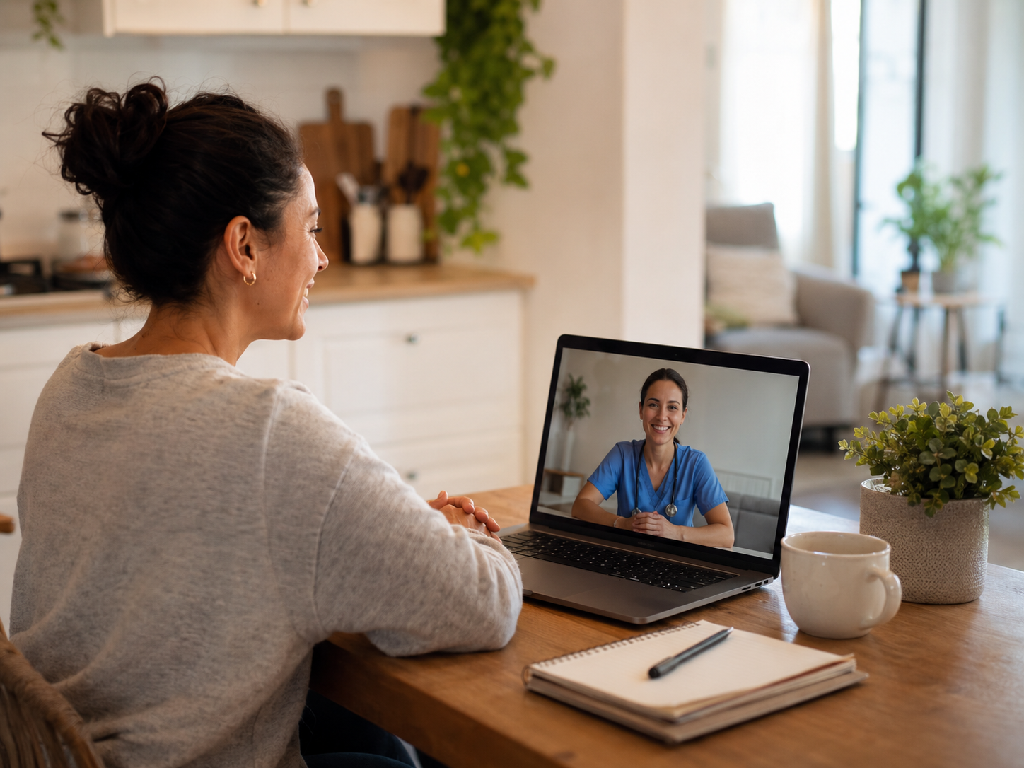 Virtual consult session